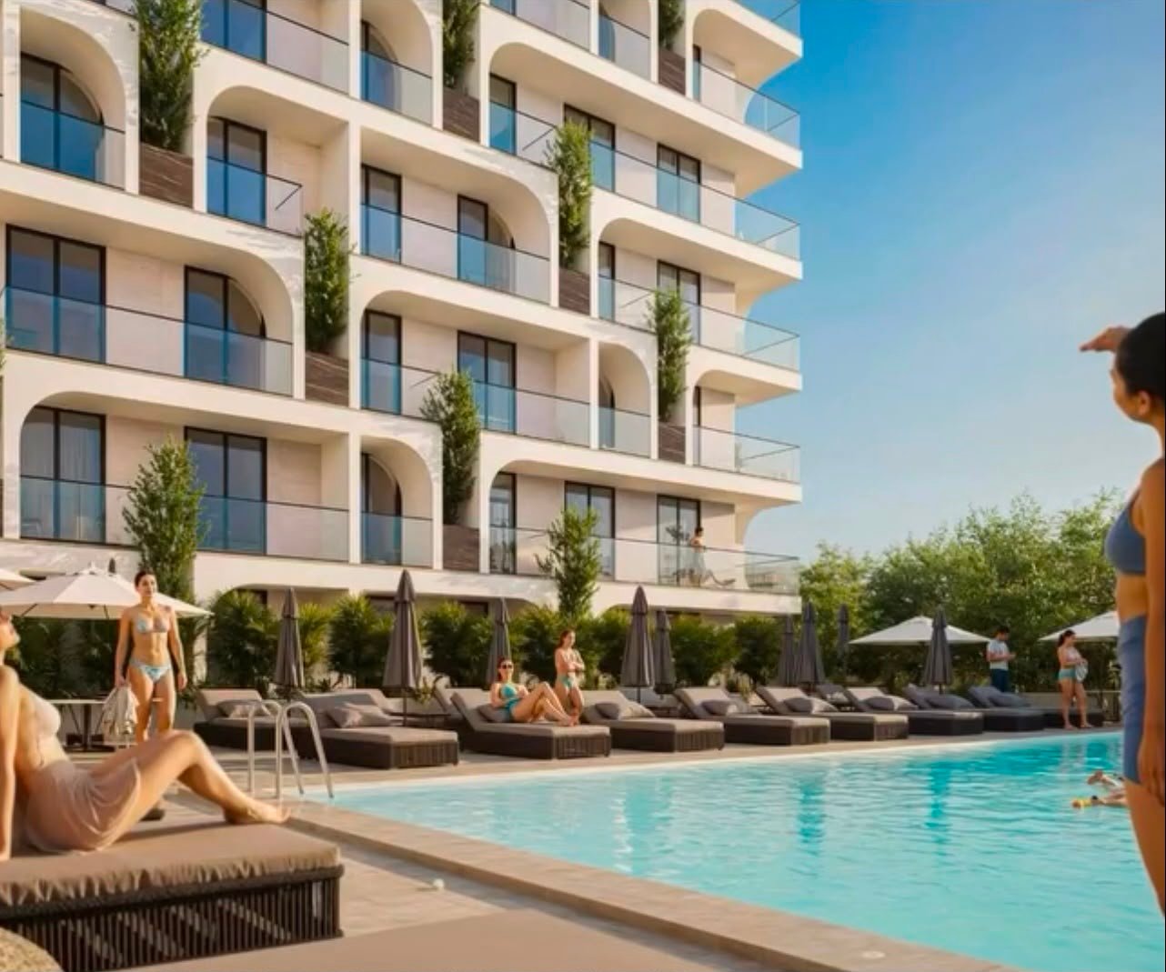 Residence Drragoti 2 apartment floor plans in Golem