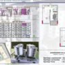 Floor plan of 1+1 apartment for sale in Mali i Robit 61 m²