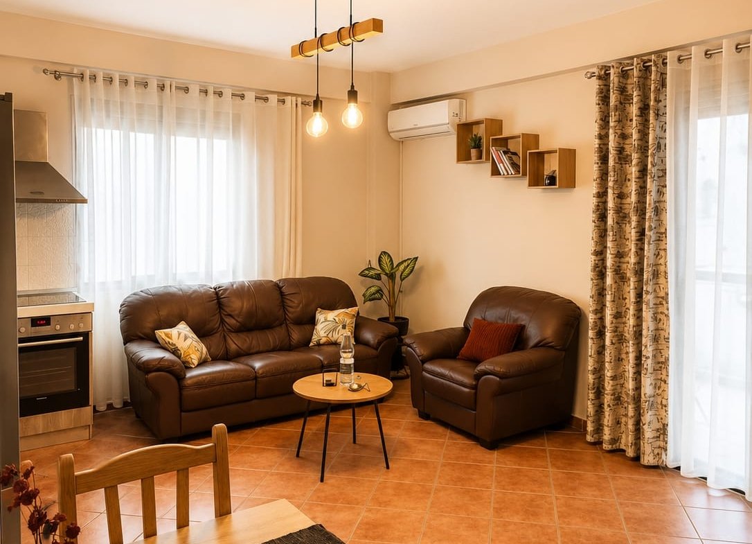 Furnished 2+1 apartment for sale on the 3rd floor in Hekurudha, Plazh, Durrës, with elevator access.
