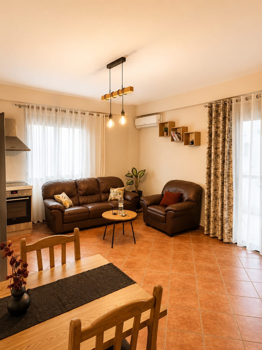Furnished 2+1 apartment for sale on the 3rd floor in Hekurudha, Plazh, Durrës, with elevator access.
