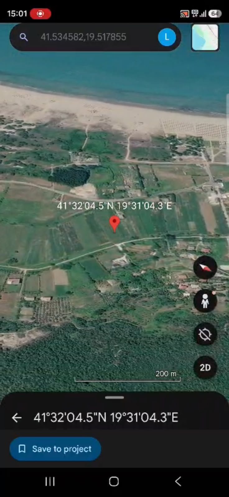 6,930 m² land for sale in Lalzi Bay near the sea